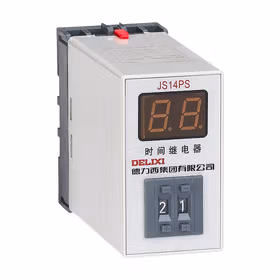 德力西电气 时间继电器；JS14PS 0.1秒-9.9秒 AC/DC24V