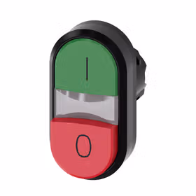 西门子 双按钮,22mm,塑料,绿色:I,红色：O,按钮,平和高；3SU10003BB420AK0