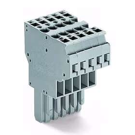 万可(WAGO) 2线孔型连接器,4mm,13极,灰色；769-133