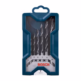 博世 7支Mini木工钻头套装-蓝色版,7支/包；2607017505