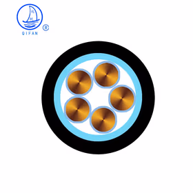 起帆电线电缆 ZC/ZR-YJV5*2.5平方0.6/1kV国标5芯阻燃铜芯电力电缆硬线 100米