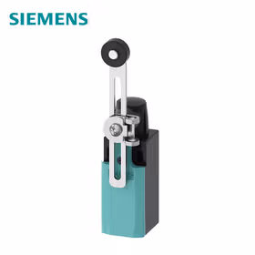 西门子 位置开关31mm金属外壳符合DINEN50047设备连接回转驱动装置右/左1NO/2NC速动触点可调节的带纵向可调节的金属杆,100mm长和19mm塑料辊；3SE52120LK50