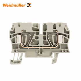 魏德米勒 直通型接线端子,弹片联接,4mm,800V,32A,灰色；ZDU 4 GR