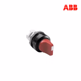ABB M2SS二位置选择开关操作部件（不带灯型）,红色；M2SS1-10R