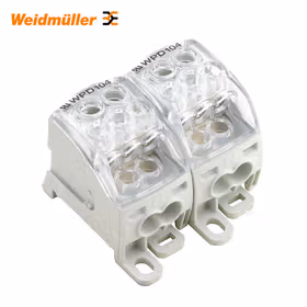 魏德米勒 W系列,接线板,额定横截面:螺钉联接,TS35；WPD 204 2X25/4X16+6X10 2XGY