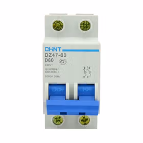 正泰 微型断路器；DZ47-60 2P D60
