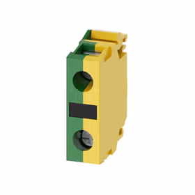 西门子 支点端子,绿色/黄色螺栓型端子连接用于前面板安装；3SU14001DA431AA0