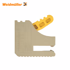 魏德米勒 附件,专用端子,额定横截面:2.5mm,弹片联接,Wemid,蓝色,直接安装,汇流排；ZF 4 S BL
