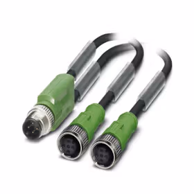 菲尼克斯 传感器/执行器电缆；SAC-3P-M12Y/2X0,6-PUR/M12FS B