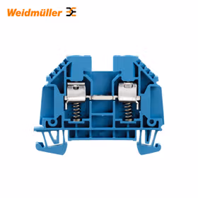 魏德米勒 W系列,直通型接线端子,额定横截面:4mm,螺钉联接；WDU 4 SL BL