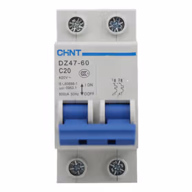 正泰 微型断路器；DZ47-60 2P C20