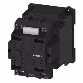 西门子 接触器,尺寸2,2极,DC-3和5,32A辅助触点22(2NO+2NC)208VAC50/60HzAC运行；3TC44170BM2
