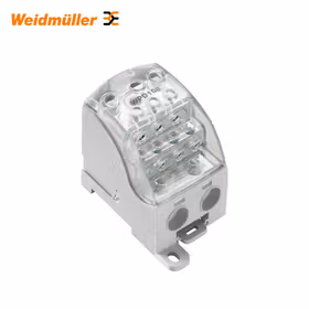 魏德米勒 W系列,接线板,额定横截面:螺钉联接,TS35；WPD 108 1X120/2X35+3X25+4X16 GY