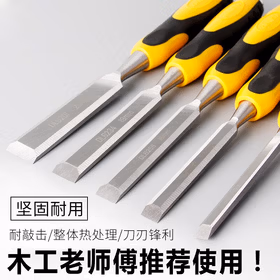 得力 塑柄木工凿   16mm；DL6258