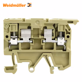 魏德米勒 SAK系列,熔断器型接线端子,额定横截面:4mm,螺钉联接；ASK 1/EN LD 1D 230VAC