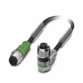 菲尼克斯 传感器/执行器电缆；SAC-3P-M12MS/ 3,0-PUR/M12FR-2L