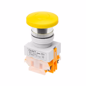 正泰 不带灯按钮；NP4-01M/1 黄
