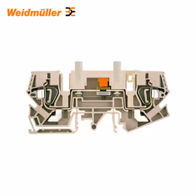 魏德米勒 电流测试端子,弹片联接,6mm,800V,41 A,滑动,深褐；ZTL 6/STB