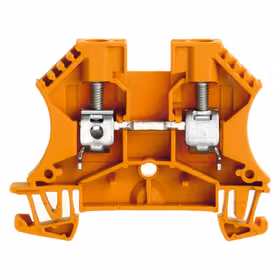魏德米勒 直通型接线端子,螺钉联接,6mm,800V,41A,橙色；WDU 6 OR