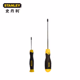 史丹利 铬钒钢胶柄十字形螺丝批PH1&times;200mm；STHT65165-8