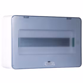 施耐德电气 明装透明门单排16位模数配电箱；TLM16T