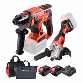 大有20V锂电电锤角磨机切割机混凝土切墙机5401+2906双电4.0快充