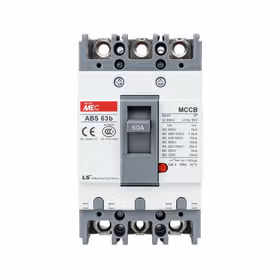 LS产电 标准型塑壳断路器；ABS63b 60A 压磁式