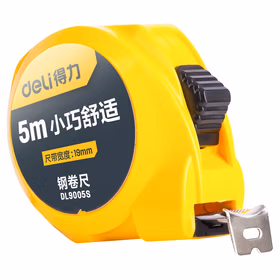 得力 钢卷尺(极小)5mx19mm；DL9005S（新旧交替，随机发货）