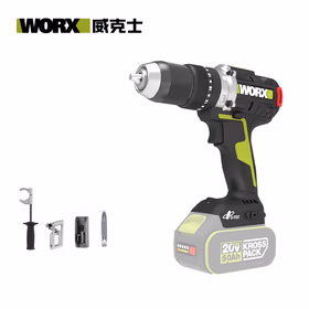 威克士20V无刷冲击钻WU377(裸机)冰钓手电钻锂电池手枪钻墙上打孔