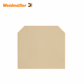 魏德米勒 SAK系列,接线端子,端板,1.5mm,米色,直接安装；AP KDKS1 1.5