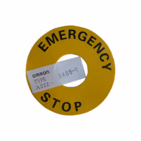 欧姆龙 紧急停止开关,紧急停止用铭牌；A22Z-3466-1