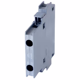 西门子 辅助开关块,1个常开触点+1个常闭触点,DINEN50005,侧向,10mm,螺丝端子,规格S0...S12用于电机接触器,2极1.侧向辅助开关；3RH59211DA11