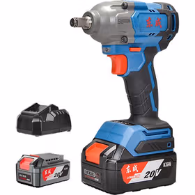 东成 20V充电式无刷冲击扳手4.0Ah两电一充 DCPB488E；00001140027