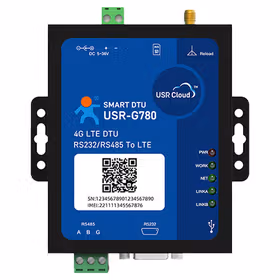 有人(LonHand) 工业级4G DTU五模十三频稳定网络4Gdtu模块 全网通数据双向透传RS485/232 USR-G780 V2