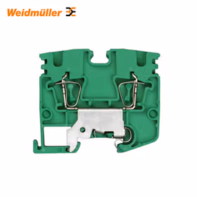 魏德米勒 Z系列,接地型接线端子,额定横截面:2.5mm,弹片联接,绿色；ZPEA 2.5-2N