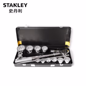 史丹利 15件19mm(3/4")公制十二角套筒组件；91-943