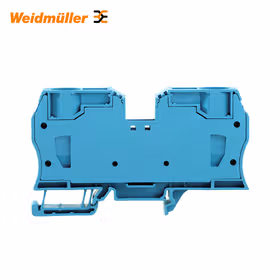 魏德米勒 直通型接线端子,弹片联接,35mm,800V,125A,蓝色；ZDU 35 BL