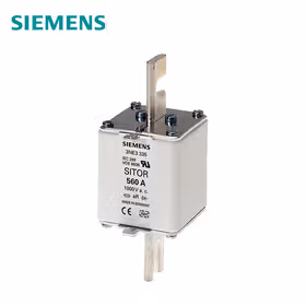 西门子 SITOR熔断片,含开槽的刀形触头,NH2,输入：450A,aR,UnAC：1000V,前端标示警报器；3NE NH2 450A 1000V AC aR 开槽刀形触刀