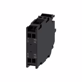 西门子 触点模块带2个开关元件,1NO超前+1NC滞后镀金的触点,弹簧型端子连接,用于前面板安装；3SU14001AA103RA0