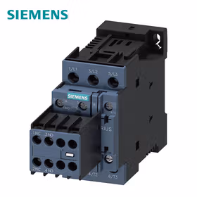 西门子 功率接触器,25A,11kW,2NO+2NC,125VDC,3极,尺寸S0螺栓型端子连接辅助开关可松开；3RT20261BG44