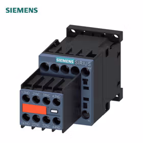 西门子 功率接触器,12A,5.5kW,2NO+2NC,24VDC,3极,尺寸S00螺栓型端子连接辅助开关不可分；3RT20171BB443MA0
