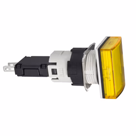 施耐德电气 长方形黄色(LED12～24V) 16mm指示灯；XB6DV5BB