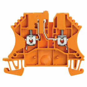 魏德米勒 电流测试端子,螺钉联接,2.5mm,500V,24A,可翻转,橙色；WTR 2.5 OR