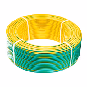 三木电缆-BV单芯硬电线；BV-300/500V-1X0.75-黄绿色；100米/卷