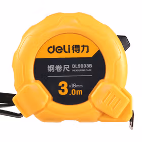 得力 钢卷尺   3mx16mm；DL9003B