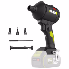 威克士20V无刷锂电吹尘枪WU093.9(裸机)除尘器鼓风机工业小型手持大风力