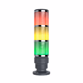 胜蓝SiRON 三色LED信号灯黑色底座线长3米；D012-B-3000