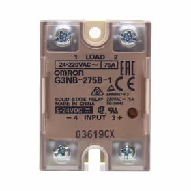 欧姆龙 固态继电器；G3NB-275B-1 DC5-24 BY OMZ/C
