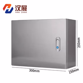 汉展 HZ-2JYX 横款基业配电箱201不锈钢配电箱室内基业箱电控箱控制箱电气柜C 300*250*150