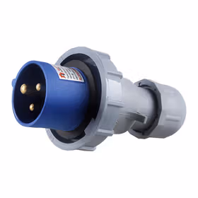 德力西电气 工业用插头；DEP2-0132 IP67 16A 3芯 250V工业用插头